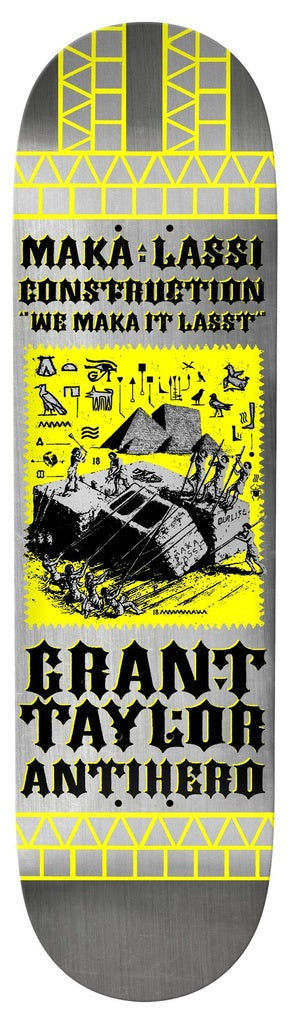 ANTI-HERO GRANT TAYLOR MAKALASSI DBX DECK 8.50 Skateboarding Deck