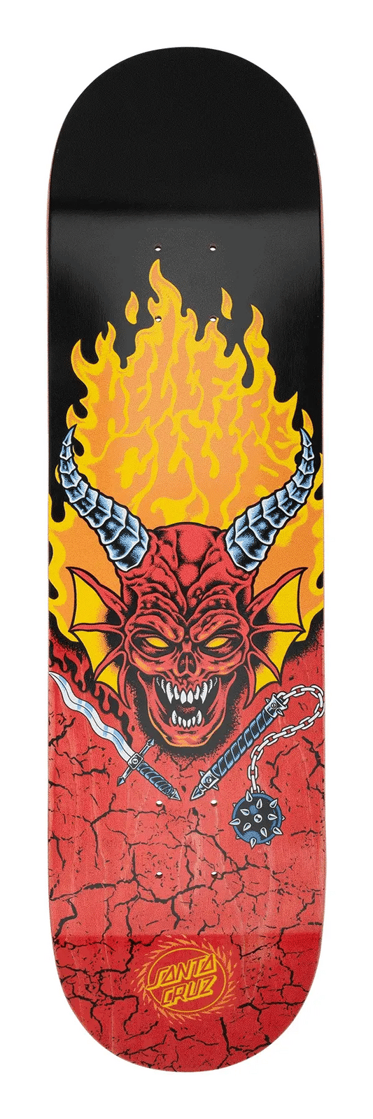 Stranger Things Hellfire Club Santa Cruz Skateboard Deck