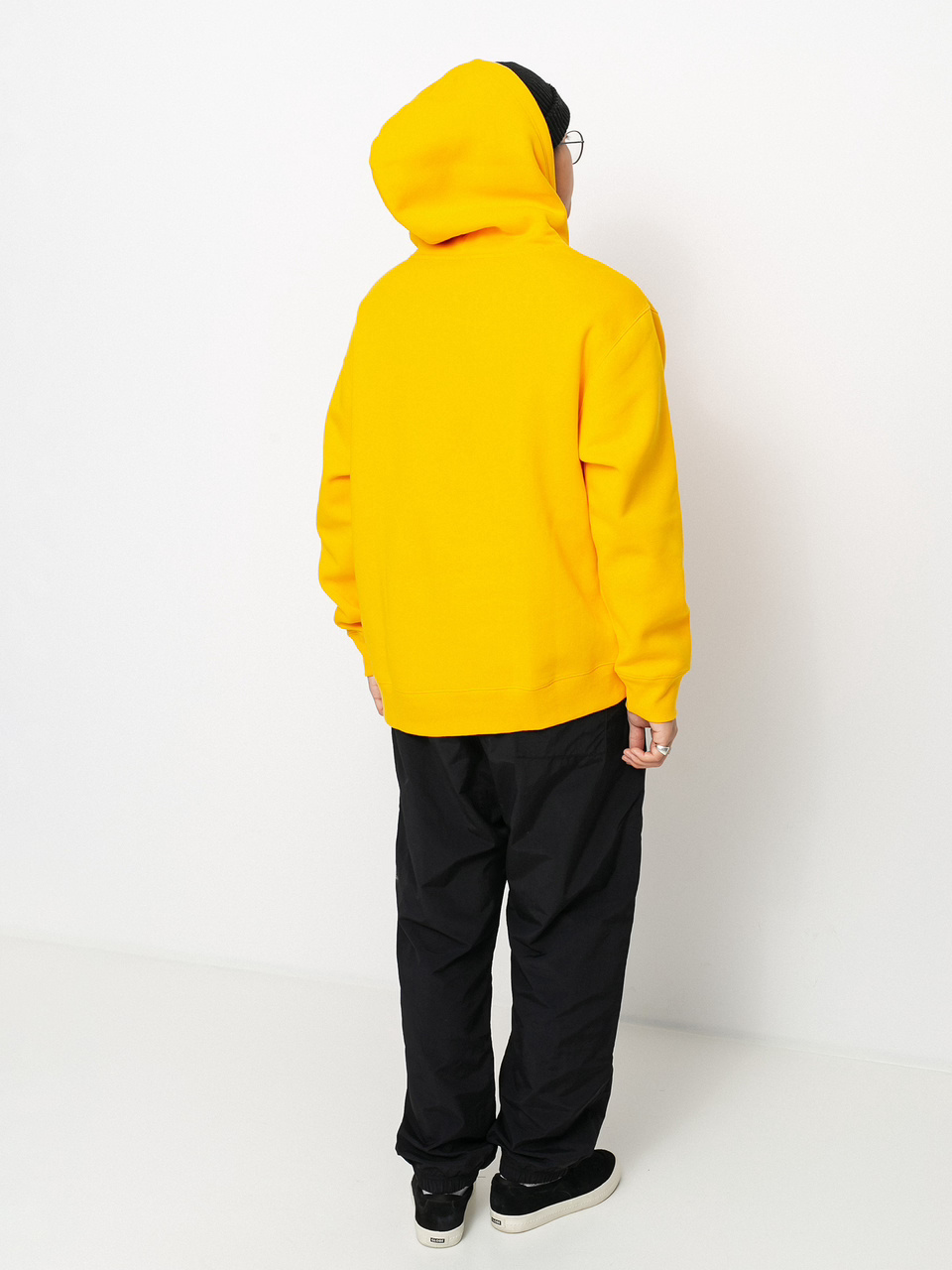 Nike SB Llama Fleece Pullover Skate Hoodie - University Gold/Stadium Green
