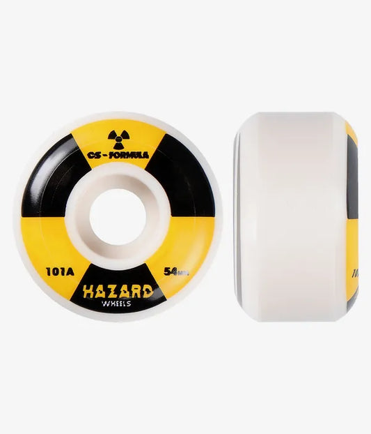 MADNESS HAZARD RADIO ACTIVE CS CONICAL WHEELS (WHITE) 54MM 101A 4 PACK