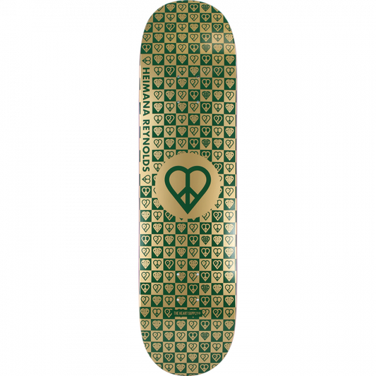 The Heart Supply HS REYNOLDS TRINITY DECK-8.25 GOLD FOIL