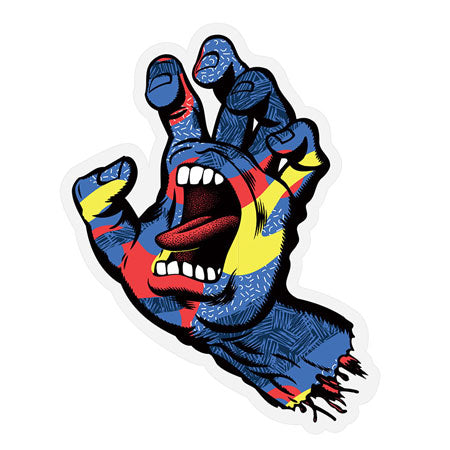 Santa Cruz Primary Hand Sticker