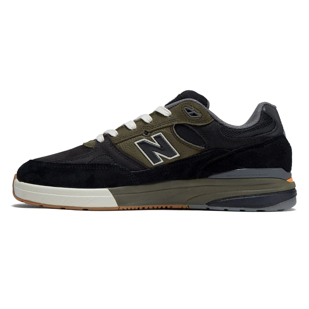 New Balance Numeric 933 Reynolds Black & Olive Skate Shoes