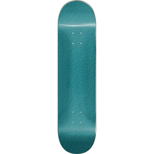 The Heart Supply Skateboards Cosmic Polkahearts Pearl Sapphire Skateboard Deck - 8" x 31.875"