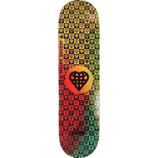 The Heart Supply Skateboards Jagger Eaton Trinity Tie-Dye Skateboard Deck Impact Light - 8" x 31.875"