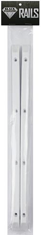 BLACK DIAMOND WHITE RAILS SKATEBOARD RAIL GUARDS
