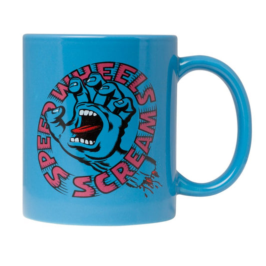 Santa Cruz Speed wheels Scream Mug Blue O/S