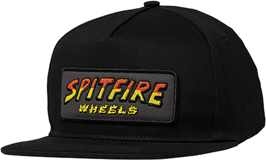 SPITFIRE HELL HOUNDS SCRIPT PATCH HAT ADJ-BLACK
