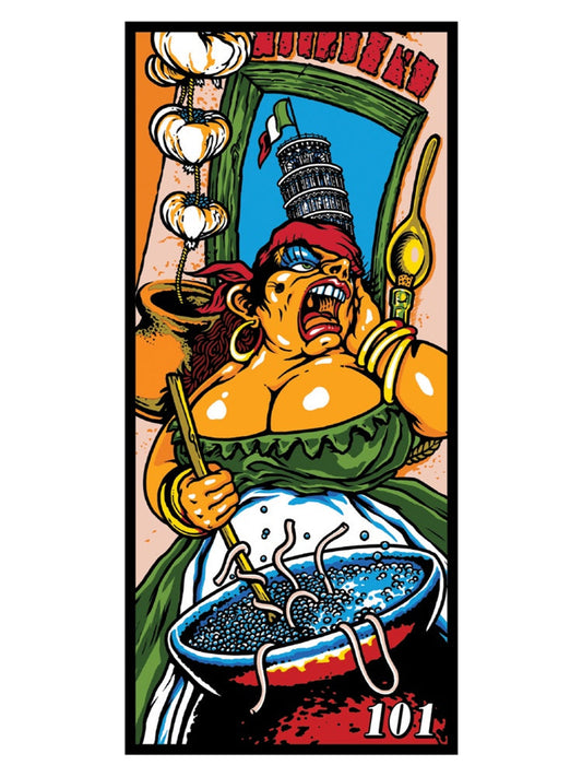 101 GINO BEL PAESE STICKER 2.25'x4.75inch