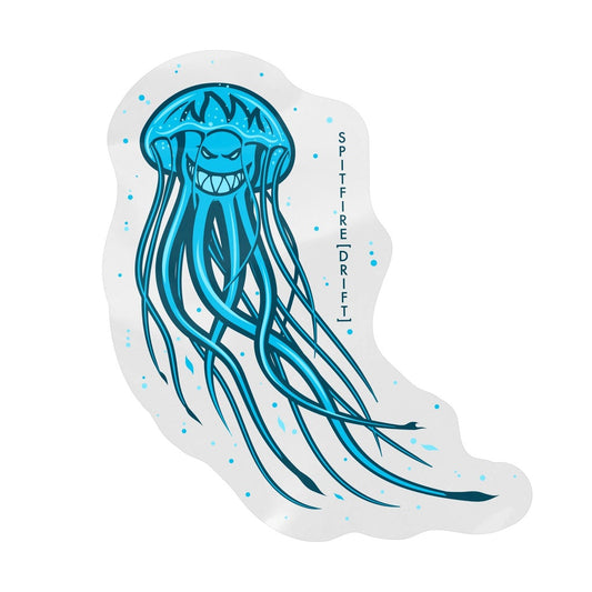 SPITFIRE X ATLANTIC DRIFT STICKER SM BLUE JELLYFISH