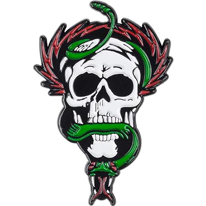 Powell Peralta Skateboards Mike McGill Skull & Snake Lapel Pin