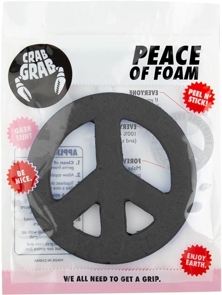 Crab Grab Peace of Foam Snowboarding Stomp Pad -Black