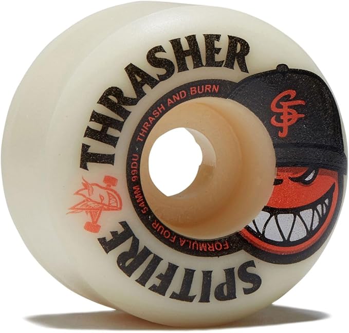 Spitfire x Thrasher The City F4 99d Radial Full Skateboard Wheels - Natural - 54mm
