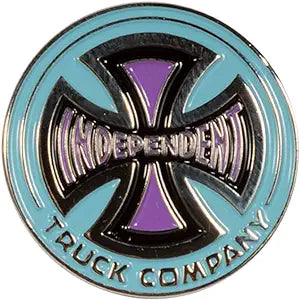 Independent Skateboard Lapel Pin Chroma Purple Light Blue