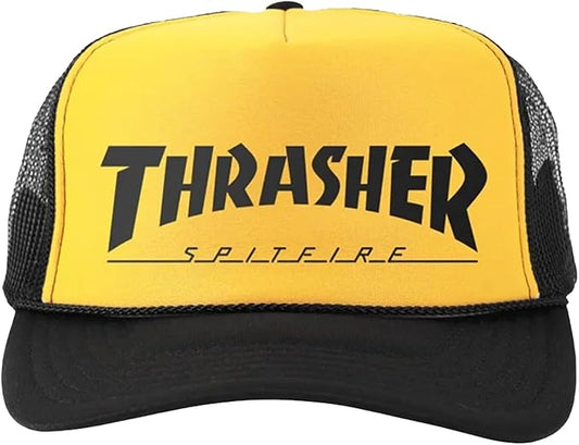 Thrasher x Spitfire Trucker Hat yellow
