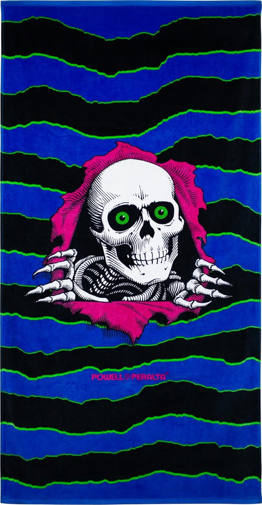 Powell Peralta Ripper Beach Towel Blacklight