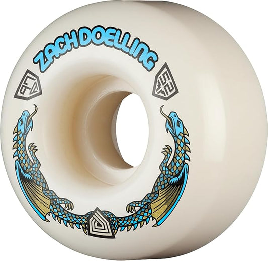 Powell Peralta Zach Doelling Dragon Formula Skateboard Wheels 97A, Radial V1 52mm