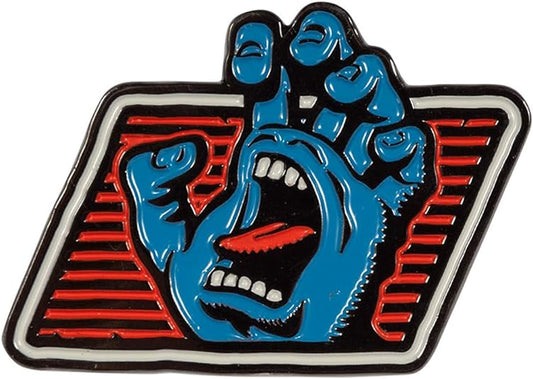 SANTA CRUZ Skateboard Lapel Pin Work Hand Multi