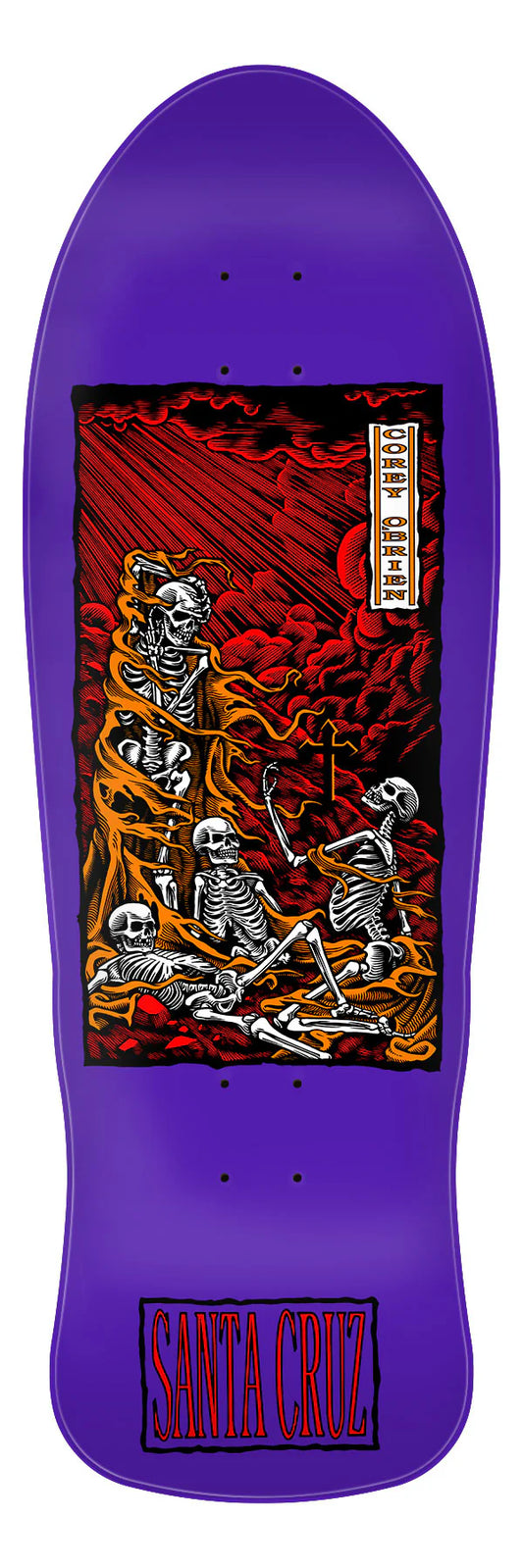 Santa Cruz OBrien Purgatory 9.85in Reissue Skateboard Deck