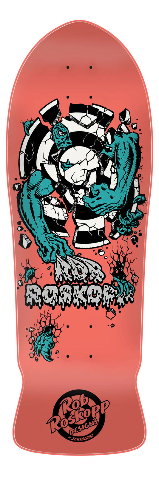 Santa Cruz 10.17in Roskopp Three Reissue Skateboard Deck