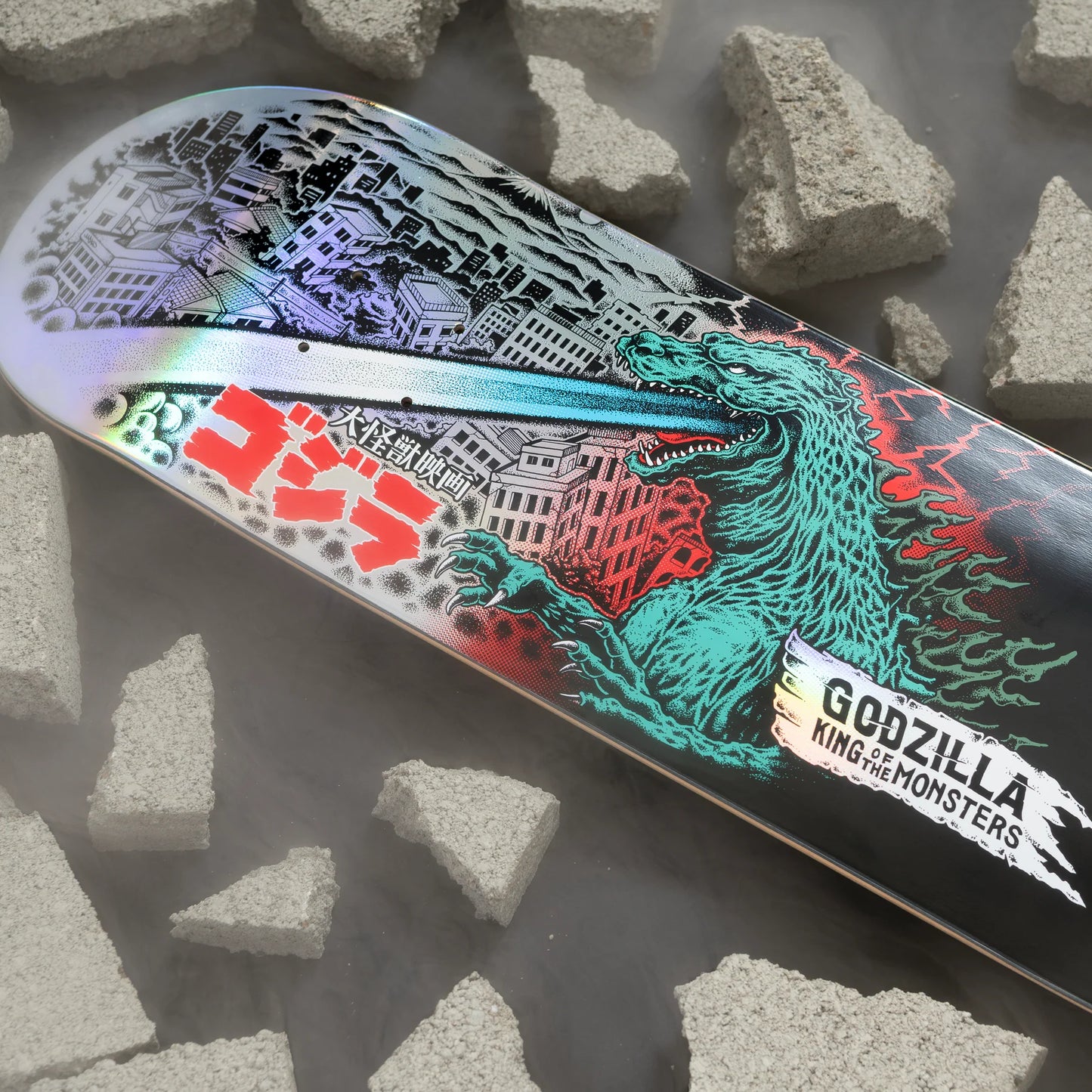8.25in Godzilla O'Brien Reaper Santa Cruz Skateboard Deck