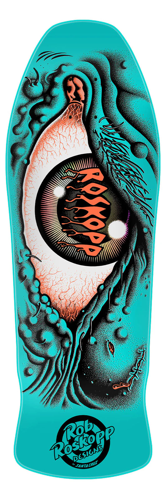 Santa Cruz Roskopp Eye 10.12in Santa Cruz Reissue Skateboard Deck