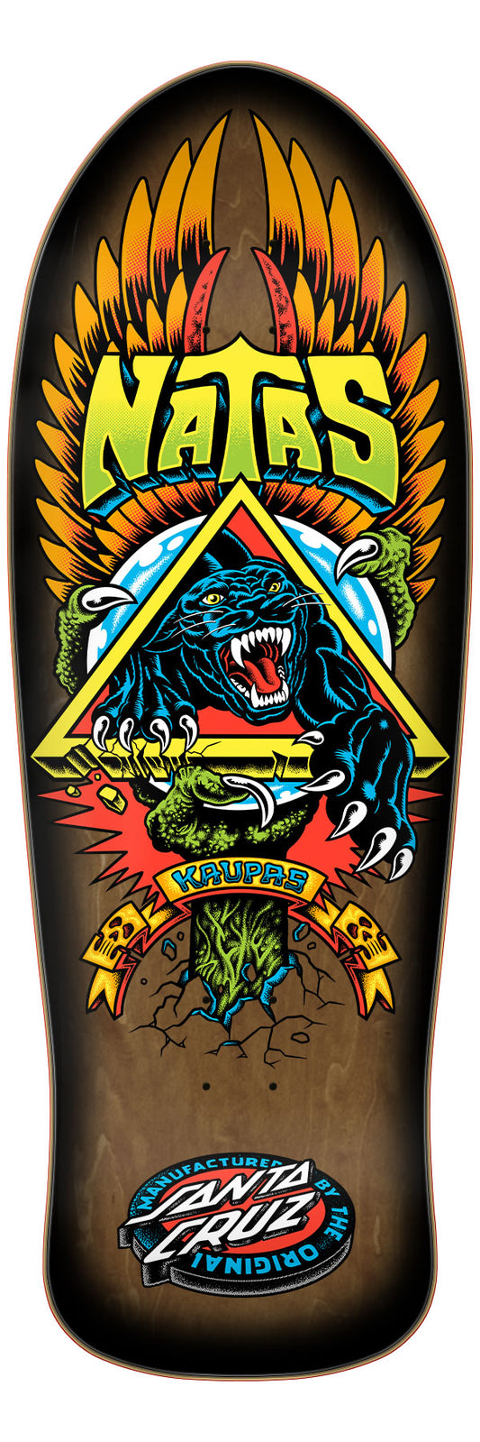Santa Cruz Natas SC Panther Reissue Skateboard Deck