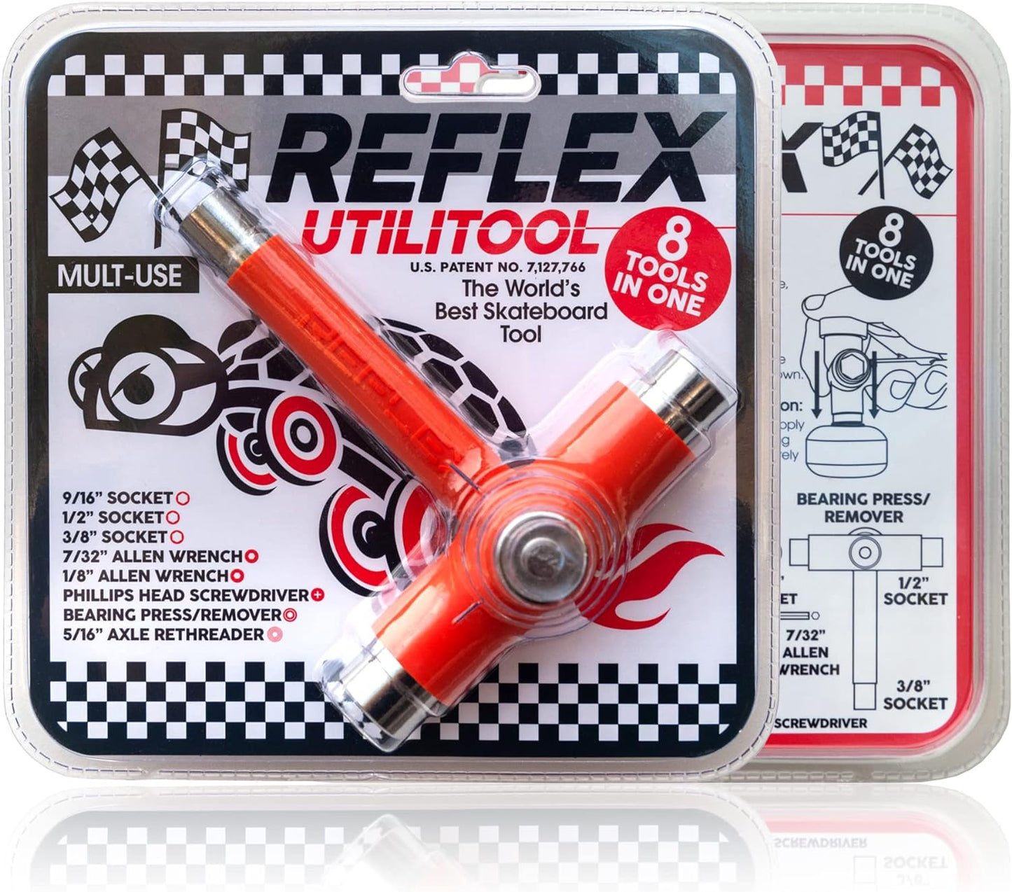 Reflex Utilitool Assorted Colors Orange and Black