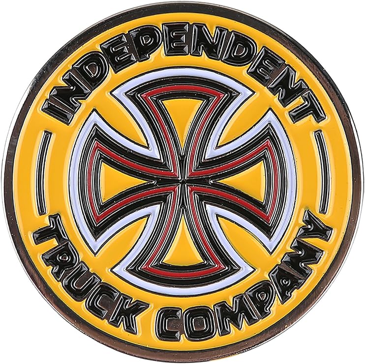Independent Combo Skateboard Lapel Pin Chroma Yellow O/S