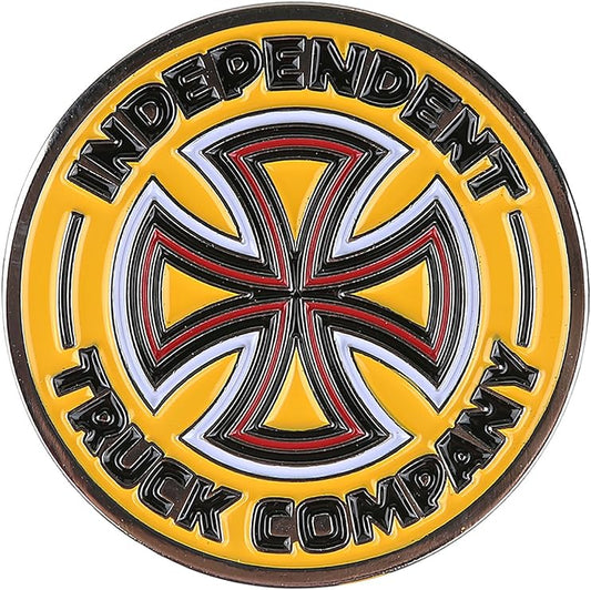 Independent Combo Skateboard Lapel Pin Chroma Yellow O/S