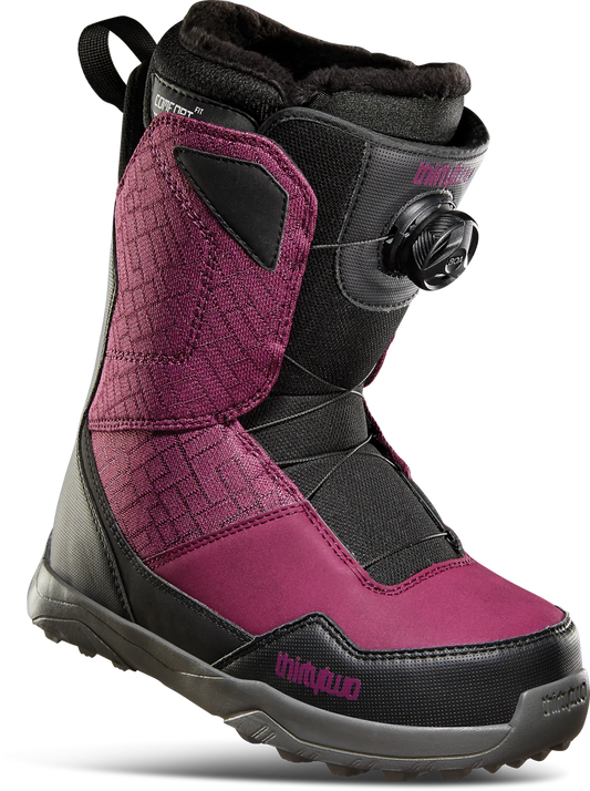 Thirtytwo Shifty BOA Women's Black/Purple Snowboard Boots 2023
