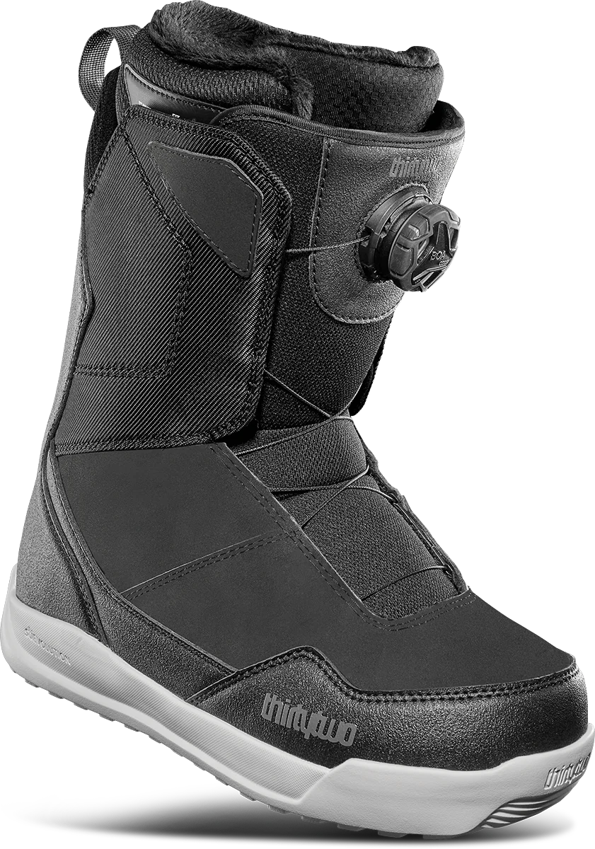burton 32 snowboard boots ThirtyTwo WOMEN'S SHIFTY BOA BLACK/GREY/WHITE SNOWBOARD BOOTS – www.skatersadvocate.com