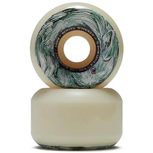 BONES WHEELS X-FORMULA SKATEBOARD WHEELS MONEY BUNNY V6 WIDECUT 95A 4PK