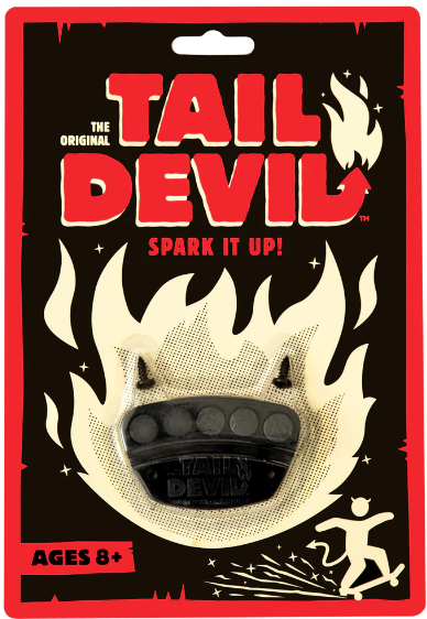 TAIL DEVIL SPARK PLATE BLACK SKATEBOARDING ACCESSORY