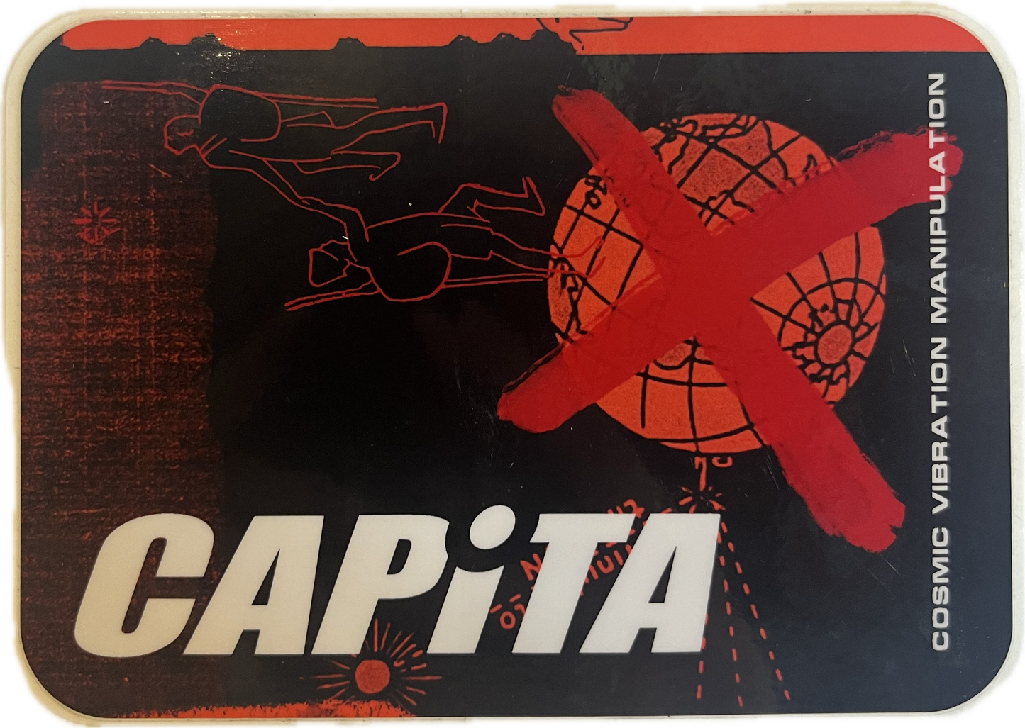 Capita Cosmic Vibration Manipulation Snowboarding Sticker