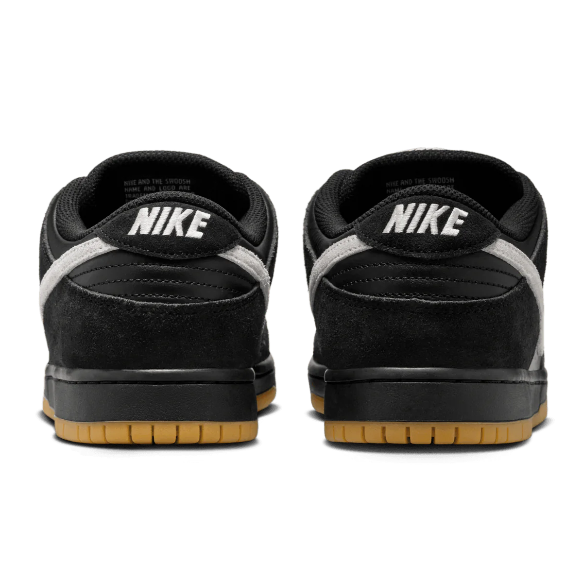 Nike SB Dunk Low Pro Black/White-Black Gum Skateboarding Shoes