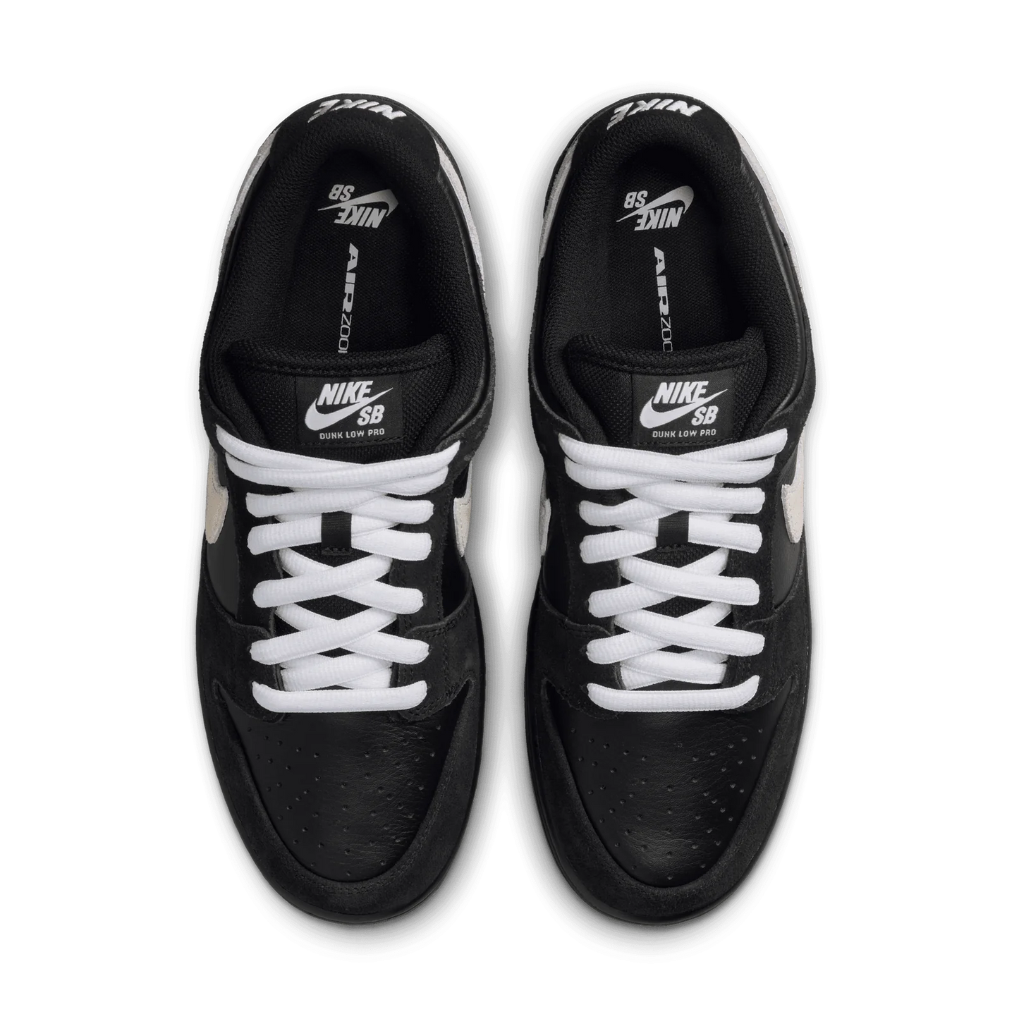Nike SB Dunk Low Pro Black/White-Black Gum Skateboarding Shoes