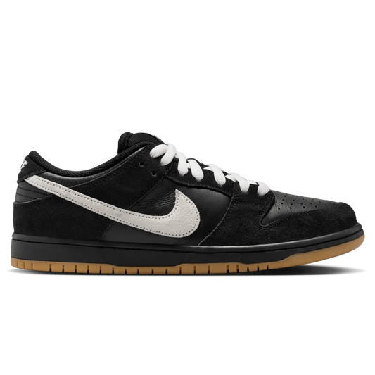 Nike SB Dunk Low Pro Black/White-Black Gum Skateboarding Shoes