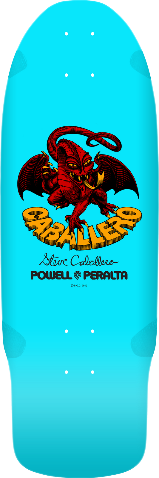 Powell Peralta Bones Brigade Series 15 Reissue Deck Steve Caballero Blue