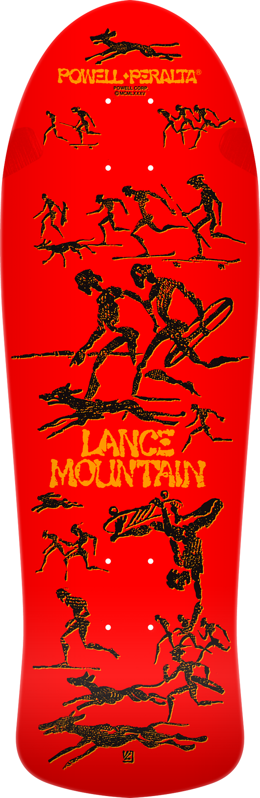 Powell Peralta Bones Brigade Series 15 Reissue Deck Lance Mountain Red