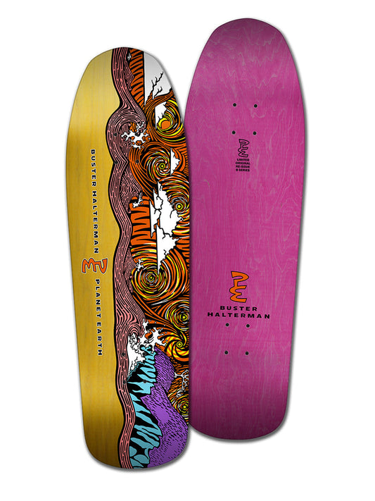 BUSTER HALTERMAN Planet Earth Skateboards ORIGINAL RE-ISSUE B