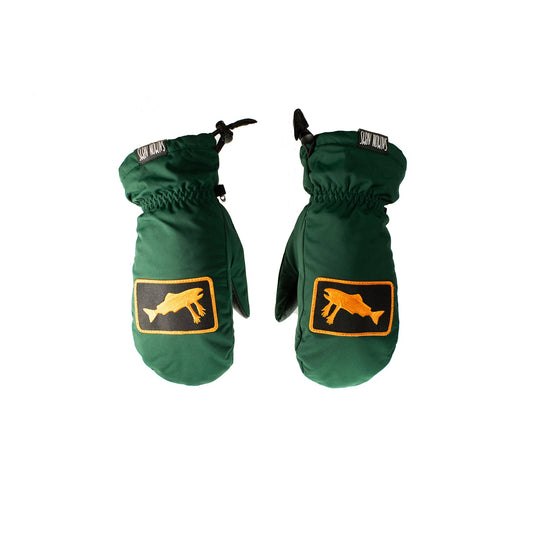 Salmon Arms Logo Green/Orange Classic Mitt