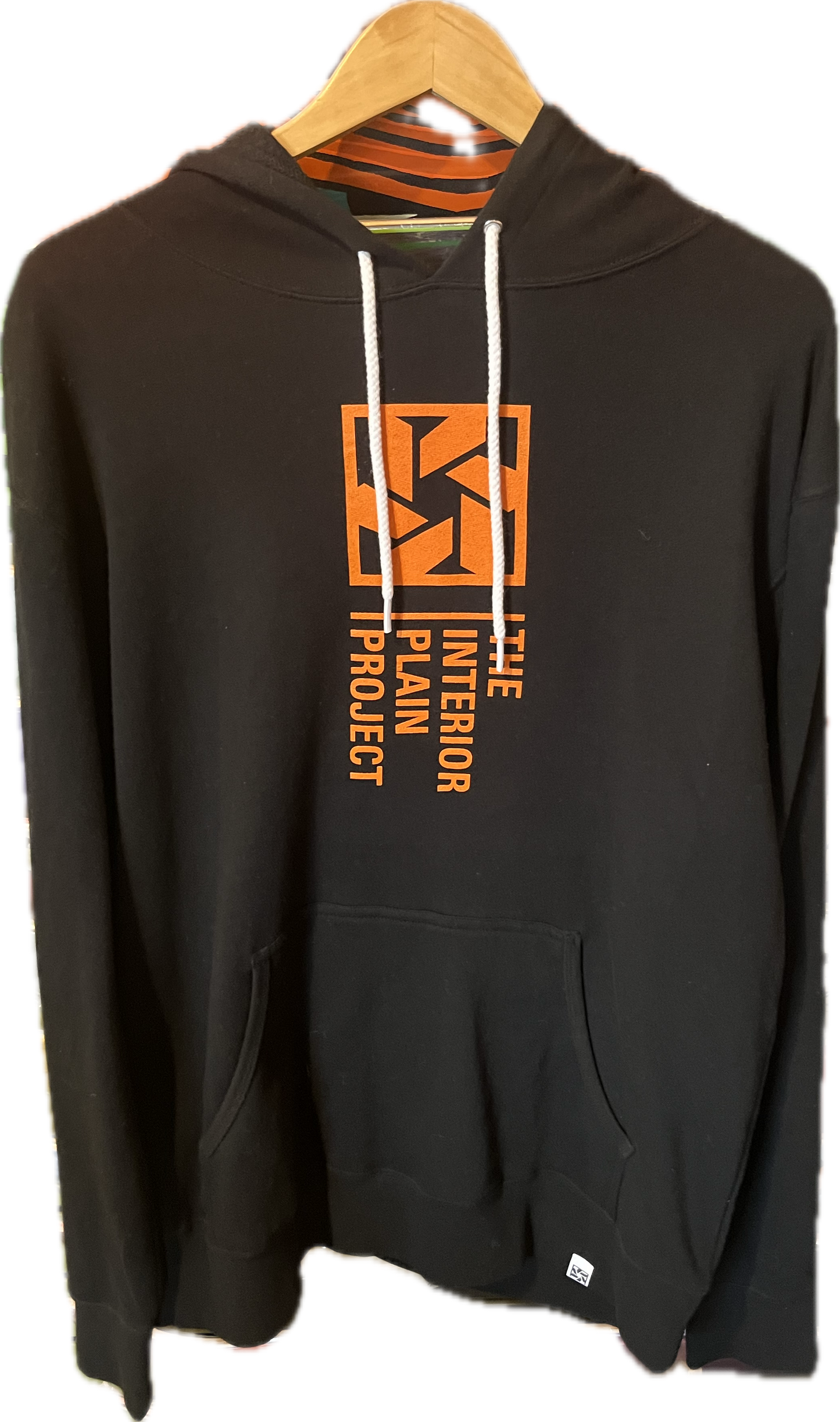 The Interior Plain Project Men's 2020 Icon Pullover Hoodie Black/Orange