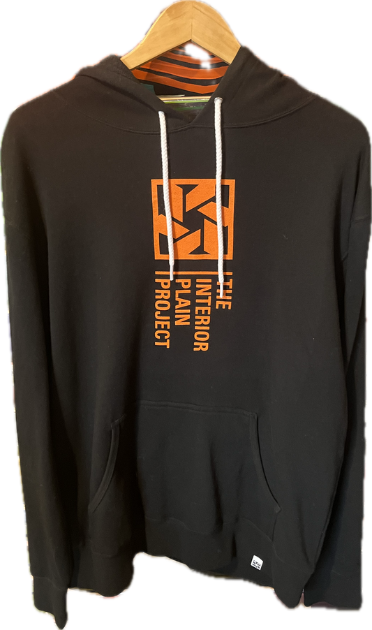 The Interior Plain Project Men's 2020 Icon Pullover Hoodie Black/Orange