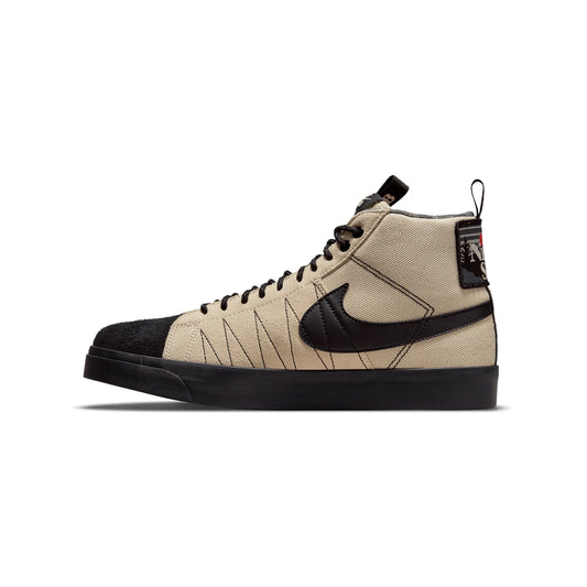 NIKE SB MENS ZOOM BLAZER MID PREMIUM SHOES 'RATTAN/BLACK'