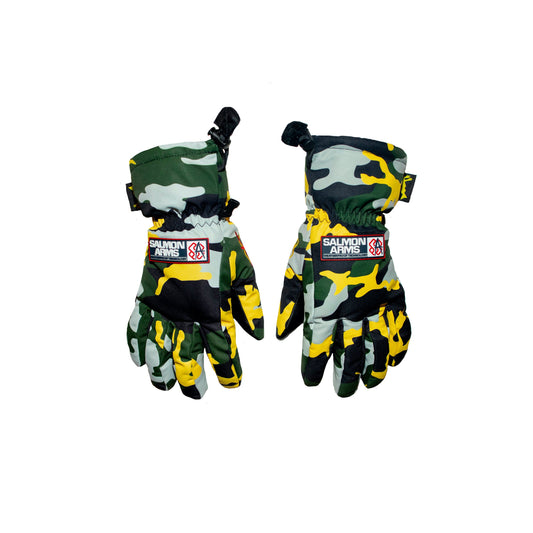 Salmon Arms Salmon Blend Glove Camo Snowboarding Gloves