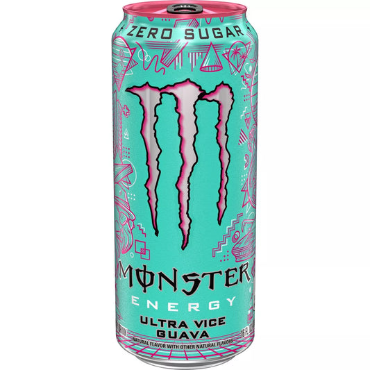 Monster Energy Ultra Vice Guava Energy Drink Zero Sugar