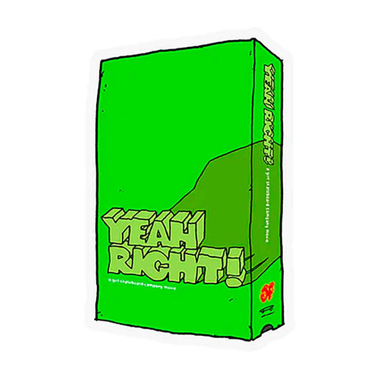 GIRL YEAH RIGHT VHS STICKER