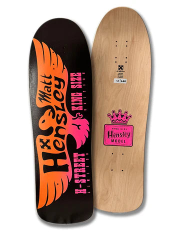 MATT HENSLEY KINGSIZE LE EAGLE, G SERIES Black Metallic Flood With Florescent Orange/Pink 2-Tone Fade