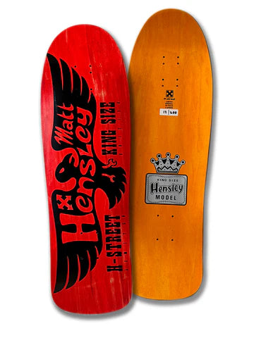 MATT HENSLEY KINGSIZE LE EAGLE, G SERIES Red Veneer With Black Ink